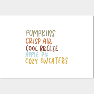 fall vibes Posters and Art